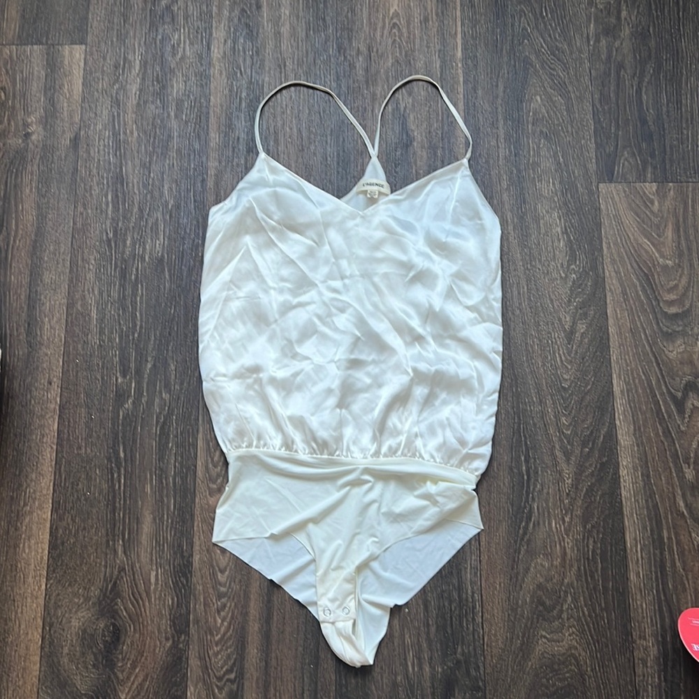 L’AGENCE White Bodysuit